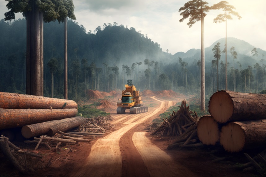 logging forests