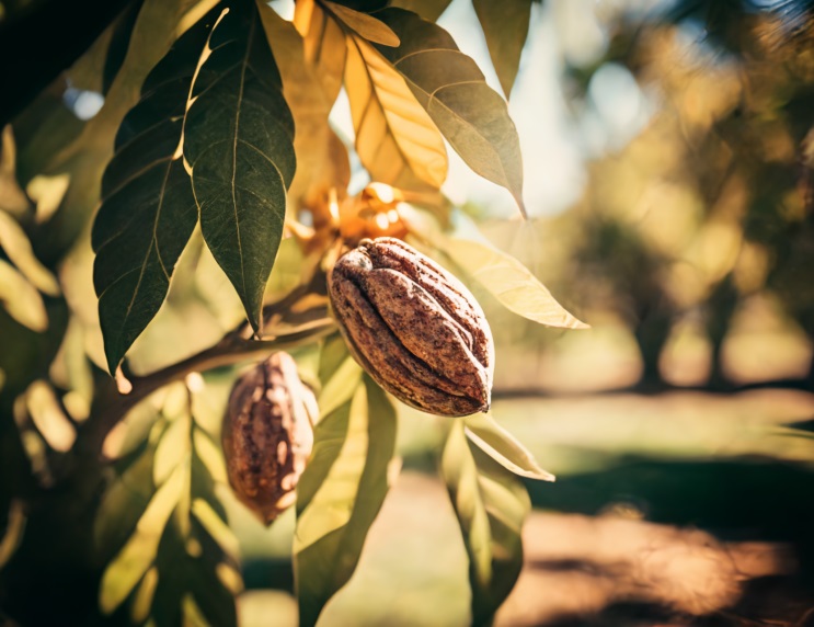 pecan tree on branch