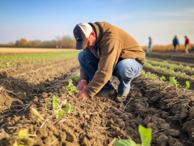 farmer in the field